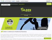 Tablet Screenshot of bilden.com.br